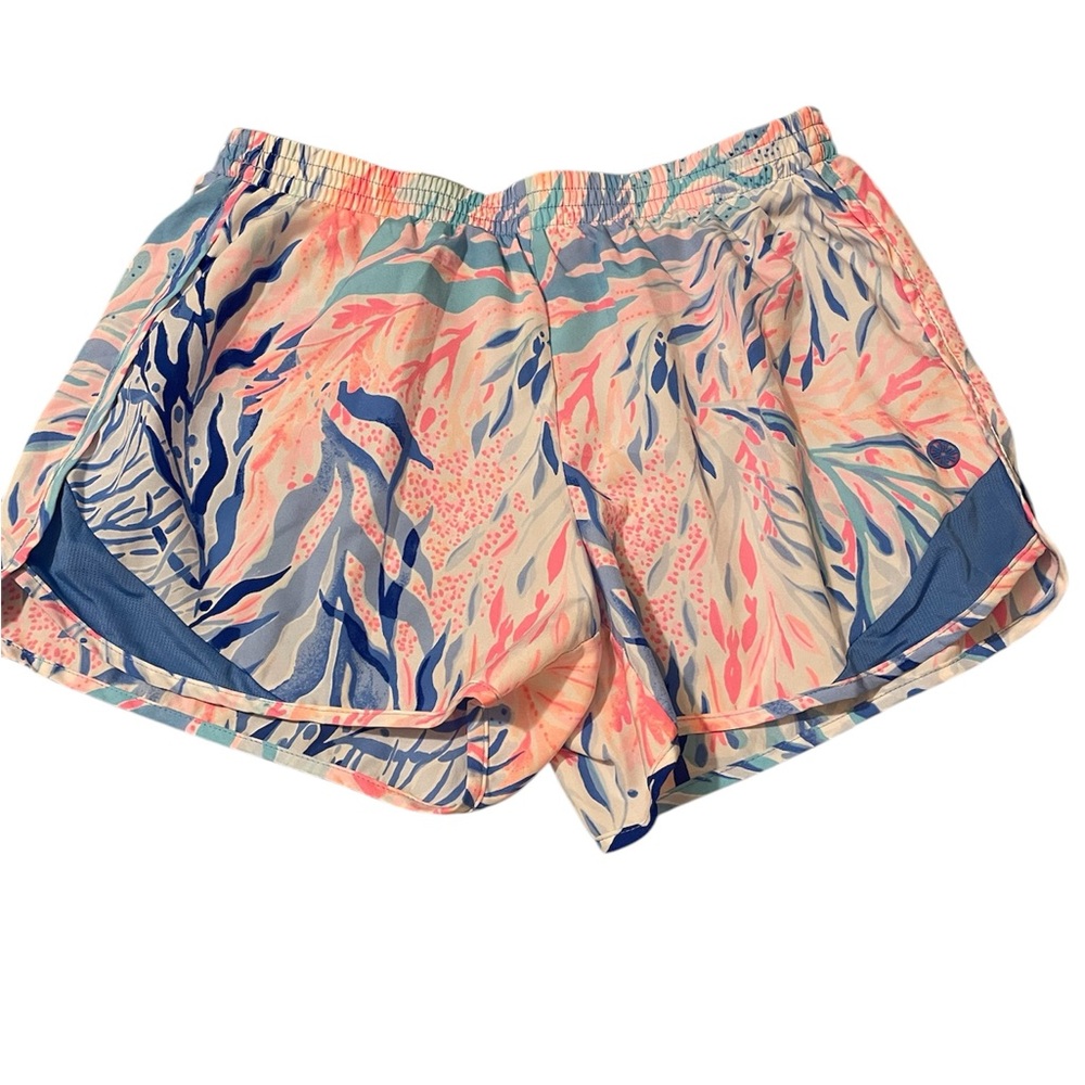 Lilly Pulitzer luxletic ocean trail shorts size small athletic